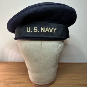 WWII U.S. Navy  Flat Cap/Beret/Donald Duck/Cracker Jack Cap.